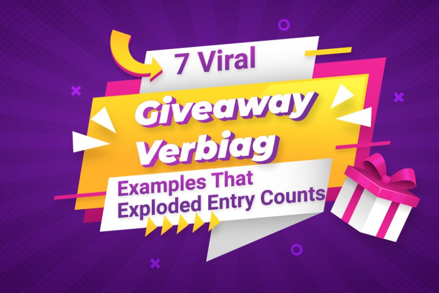 Giveaway verbiage