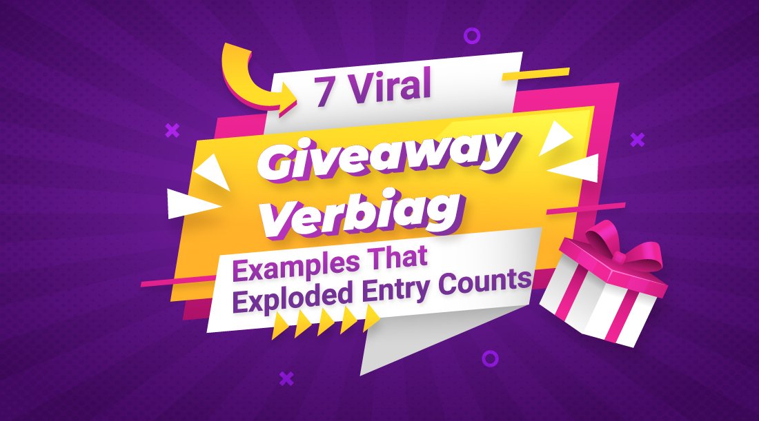 Giveaway verbiage