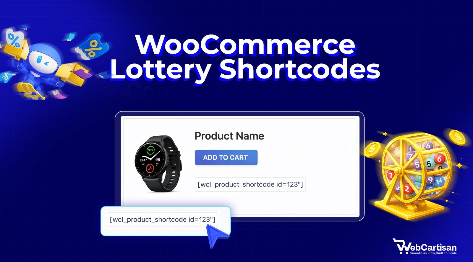 WooCommerce Lottery Shortcodes