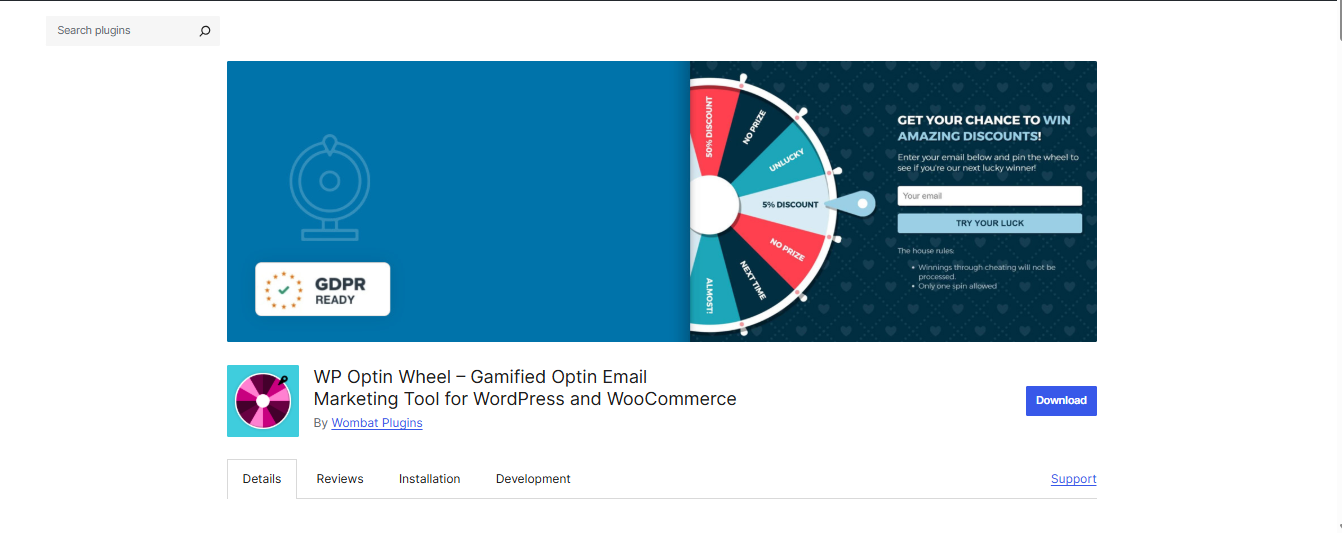 Giveaway (formerly Lottery) for WooCommerce