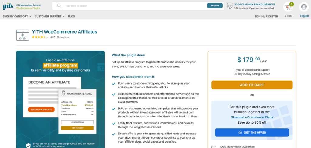 best wordpress affiliate plugins